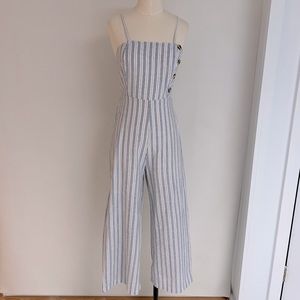 JAPNA Stripes Jumpsuit NWOT
